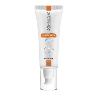 کرم ضد آفتاب بدون رنگ درمنجلین SPF 50 مدل UVA UVB ‌مناسب انواع پوست حجم 50 میلی‌لیتر 102200579