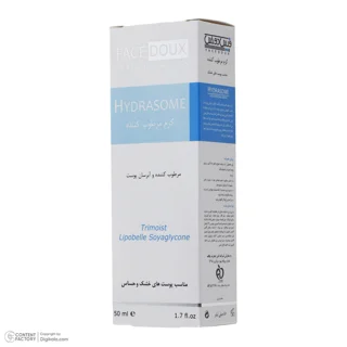 کرم مرطوب ‎کننده فیس دوکس مدل hydrasome intense مناسب پوست های خشک و حساس حجم 50 میلی‎ لیت 101713152