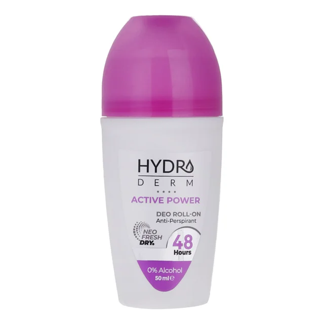 رول ضد تعریق زنانه هیدرودرم مدل Active Power حجم 50 میلی لیتر 102722843