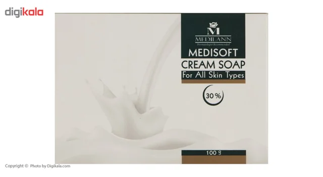 صابون کرمی مدیلن مدل Medisoft 30% مقدار 100 گرم 101713217
